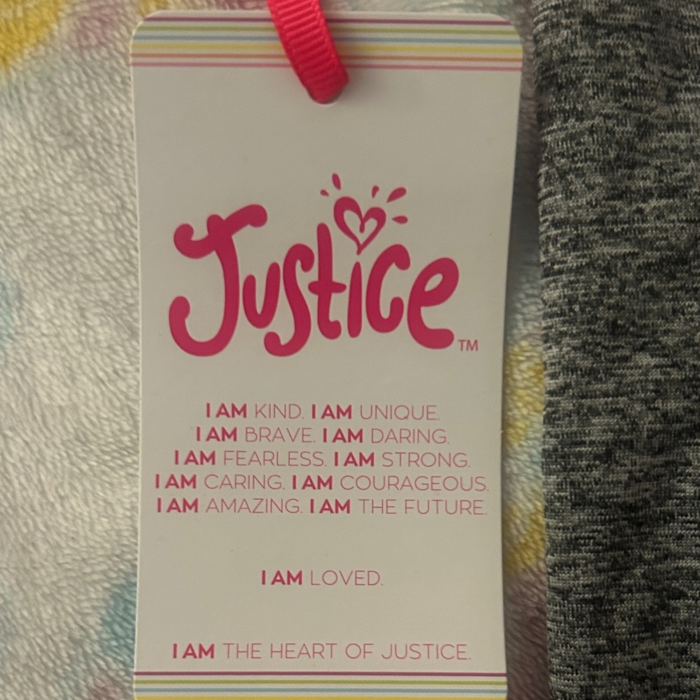 Justice Gray Tank Top with Black Trim - Picture 2 of 7